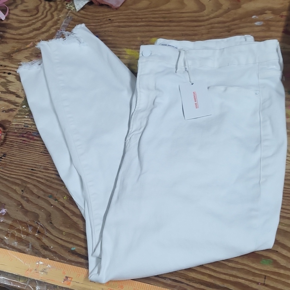 Good American White Jeans 20 good legs NWT